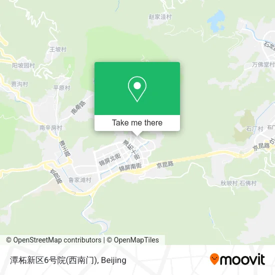 潭柘新区6号院(西南门) map