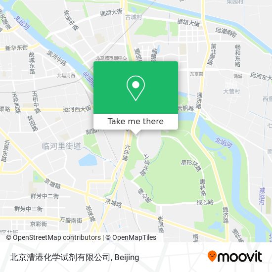 北京漕港化学试剂有限公司 map