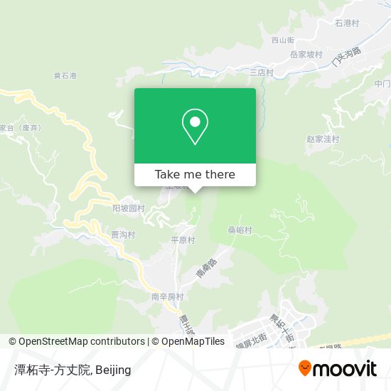 潭柘寺-方丈院 map