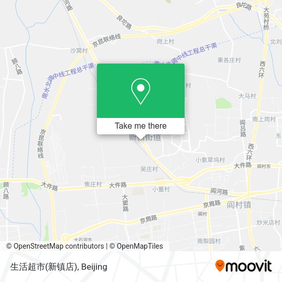 生活超市(新镇店) map