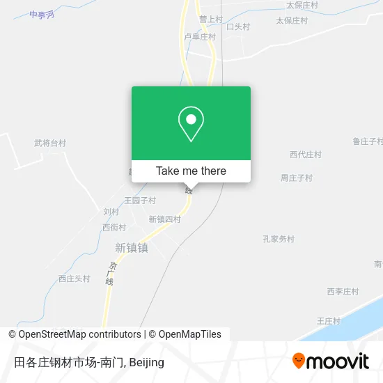 田各庄钢材市场-南门 map