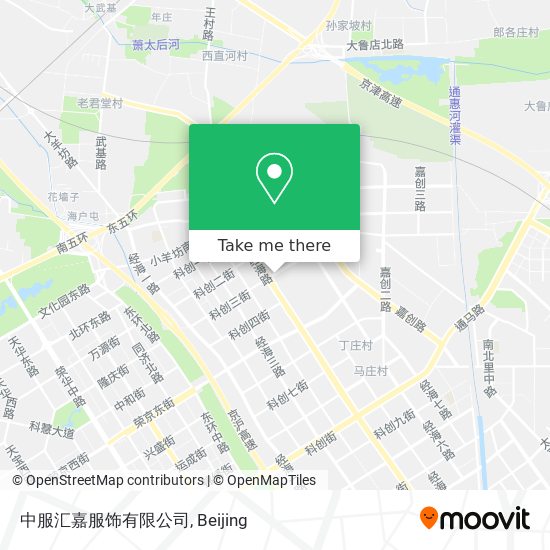 中服汇嘉服饰有限公司 map
