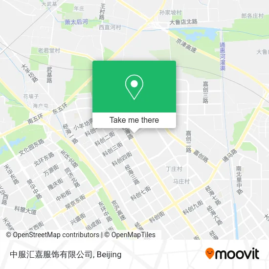 中服汇嘉服饰有限公司 map