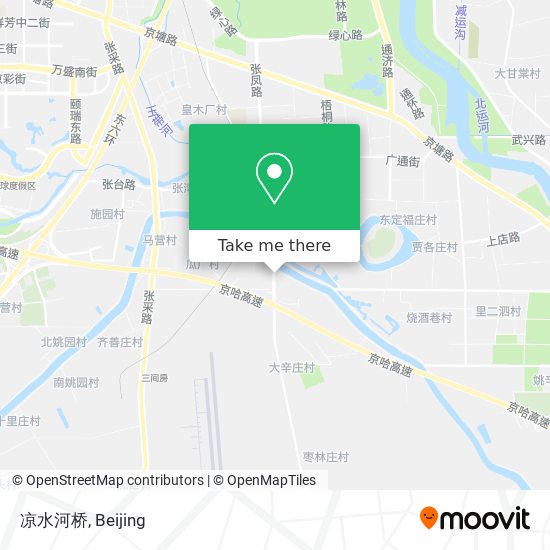 凉水河桥 map