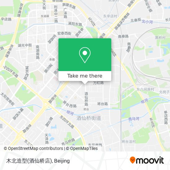 木北造型(酒仙桥店) map