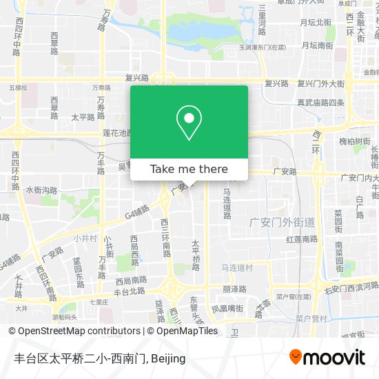 丰台区太平桥二小-西南门 map