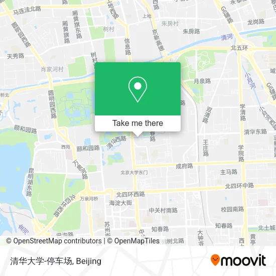 清华大学-停车场 map
