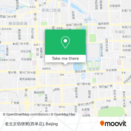 老北京馅饼粥(西单店) map