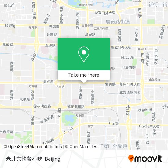 老北京快餐小吃 map