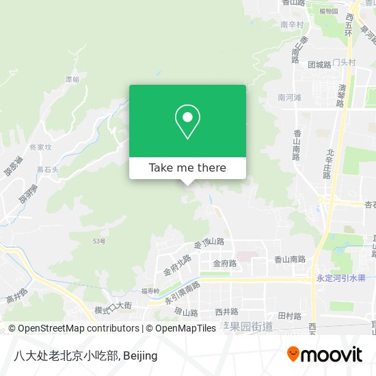 八大处老北京小吃部 map