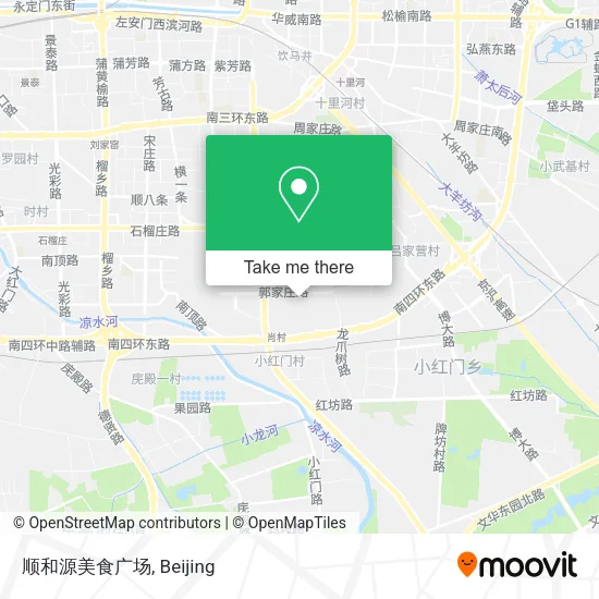 顺和源美食广场 map