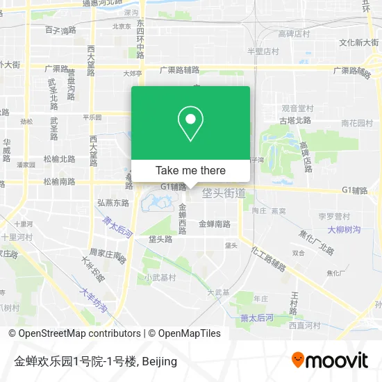 金蝉欢乐园1号院-1号楼 map