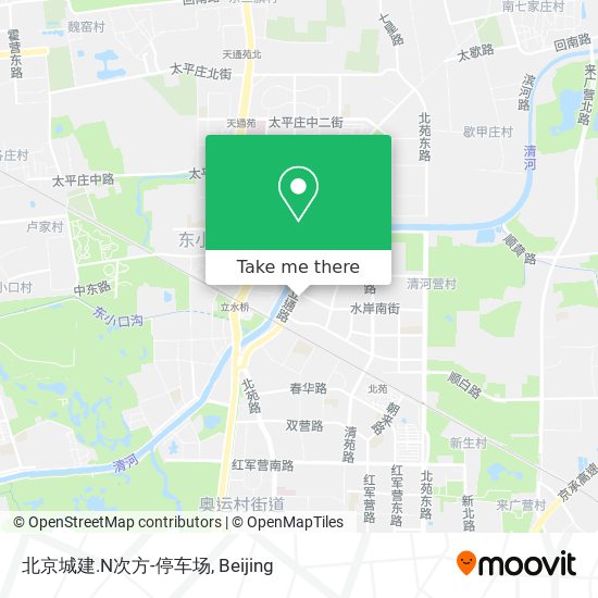 北京城建.N次方-停车场 map