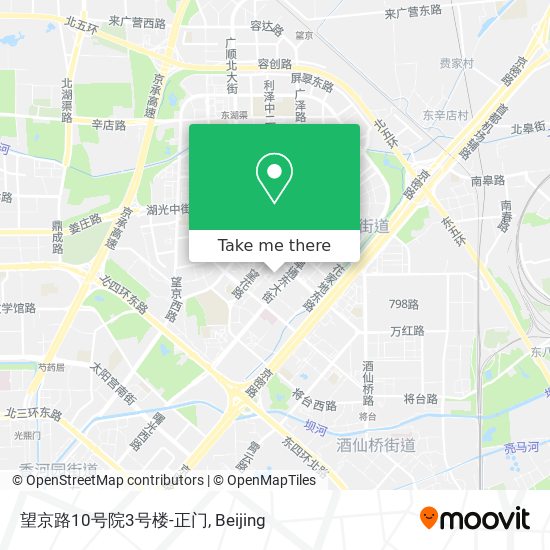 望京路10号院3号楼-正门 map