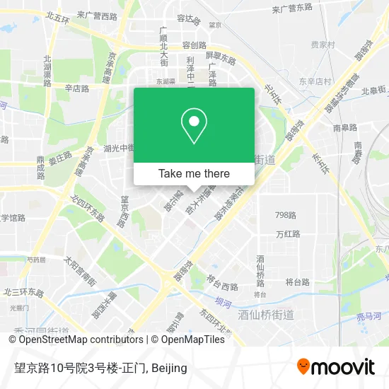 望京路10号院3号楼-正门 map