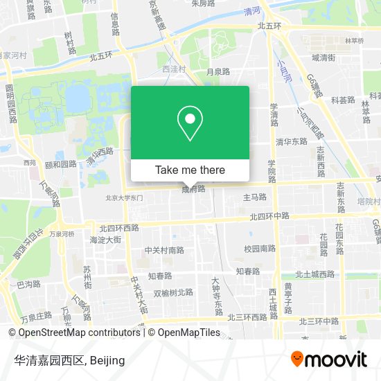 华清嘉园西区 map