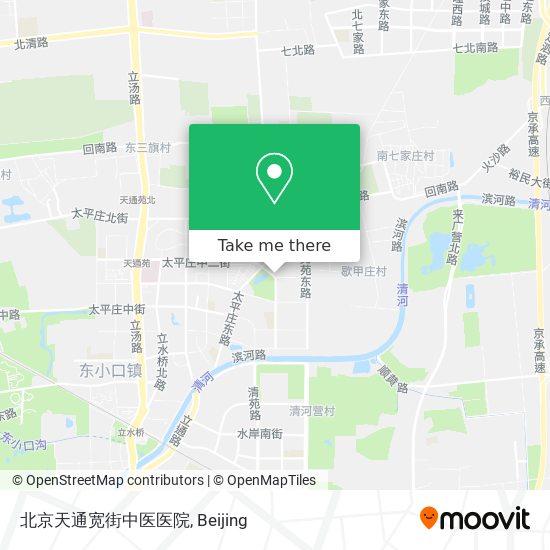 北京天通宽街中医医院 map