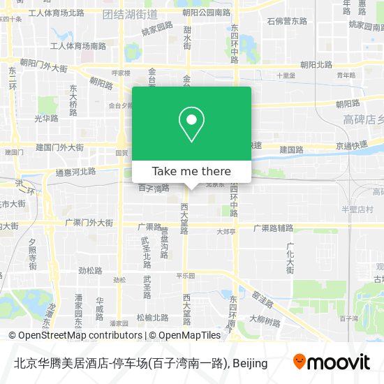 北京华腾美居酒店-停车场(百子湾南一路) map