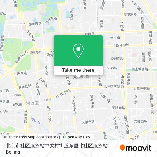 北京市社区服务站中关村街道东里北社区服务站 map