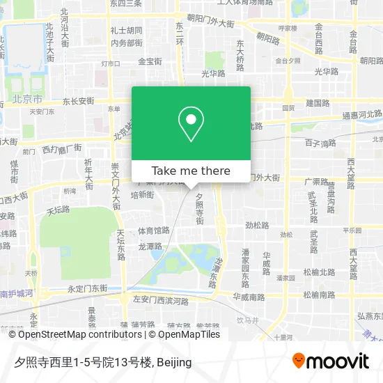 夕照寺西里1-5号院13号楼 map