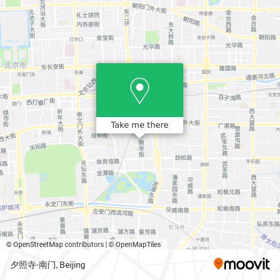 夕照寺-南门 map