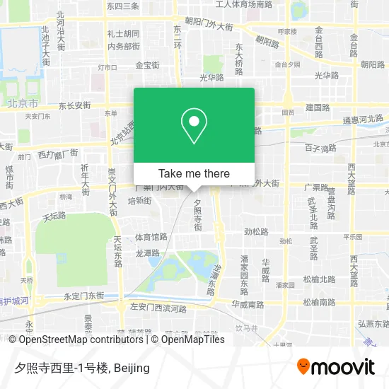 夕照寺西里-1号楼 map