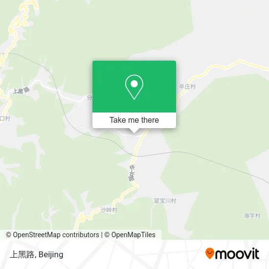 上黑路 map