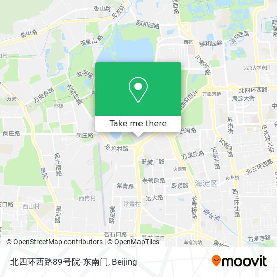 北四环西路89号院-东南门 map