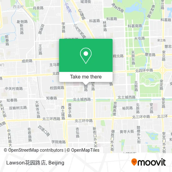 Lawson花园路店 map