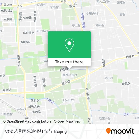 绿源艺景国际浪漫灯光节 map