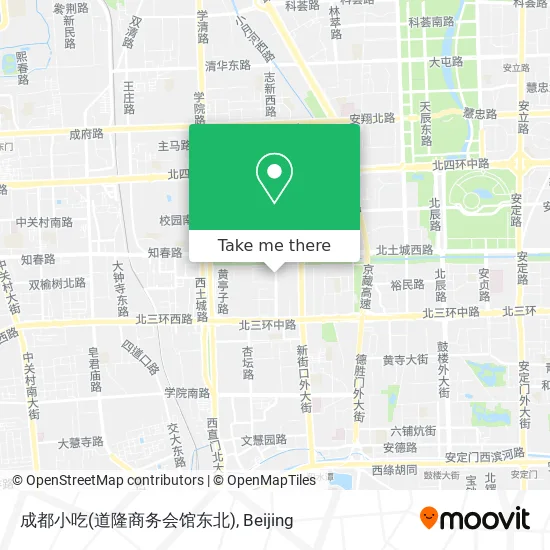 成都小吃(道隆商务会馆东北) map
