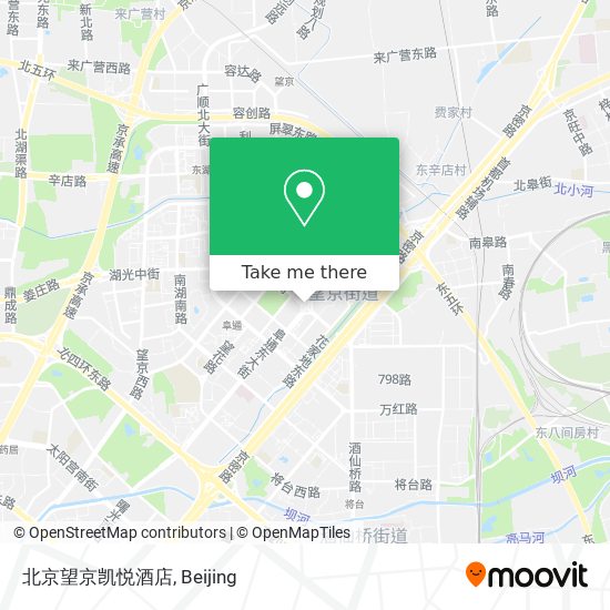 北京望京凯悦酒店 map