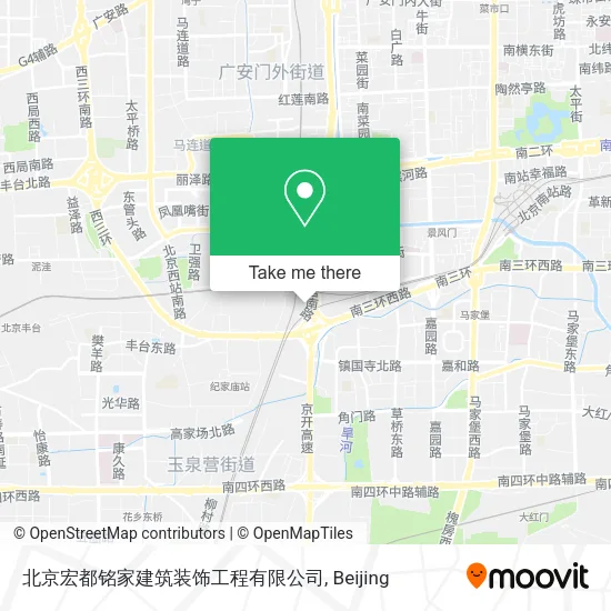 北京宏都铭家建筑装饰工程有限公司 map