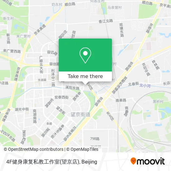 4F健身康复私教工作室(望京店) map
