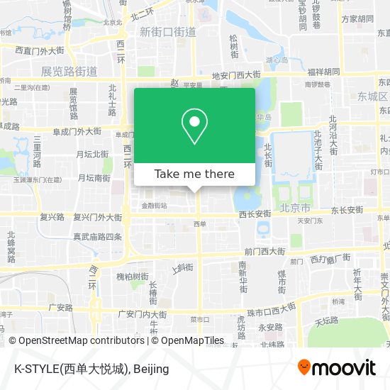 K-STYLE(西单大悦城) map