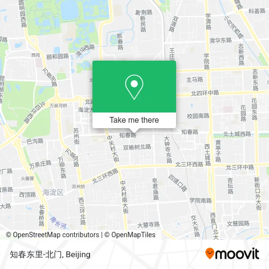 知春东里-北门 map