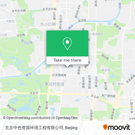 北京中色资源环境工程有限公司 map