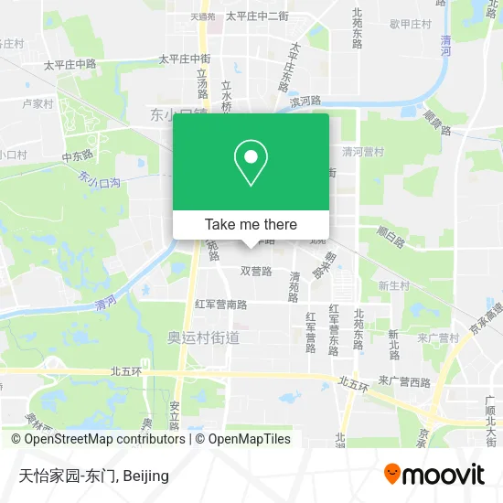 天怡家园-东门 map