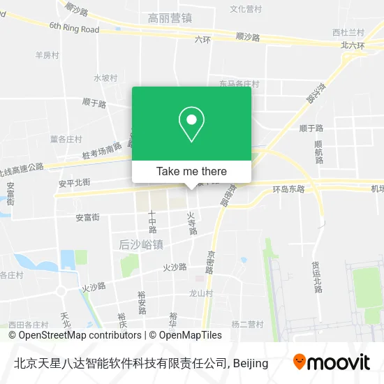 北京天星八达智能软件科技有限责任公司 map
