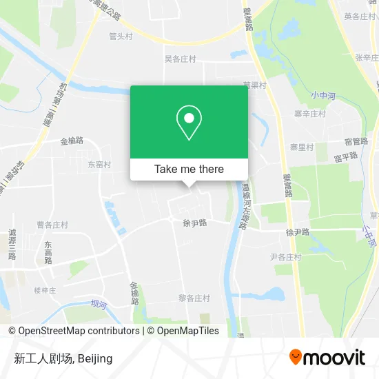 新工人剧场 map