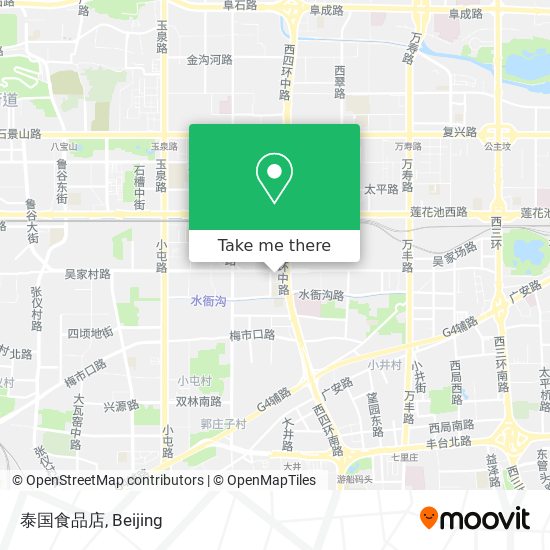 泰国食品店 map