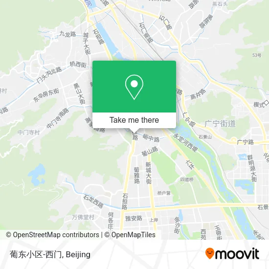 葡东小区-西门 map