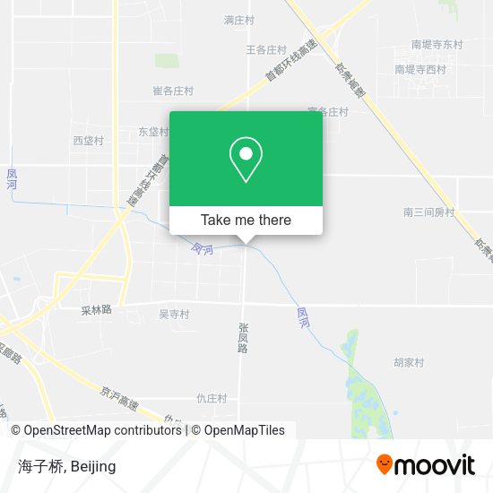 海子桥 map