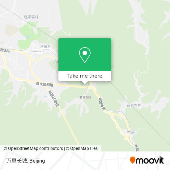 万里长城 map