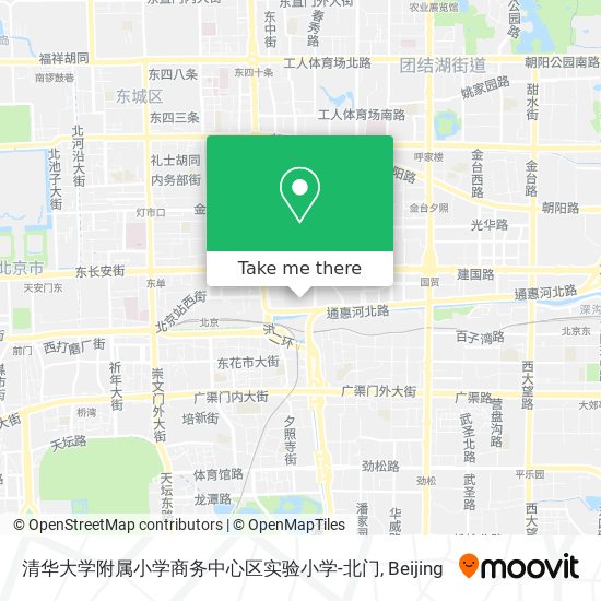 清华大学附属小学商务中心区实验小学-北门 map