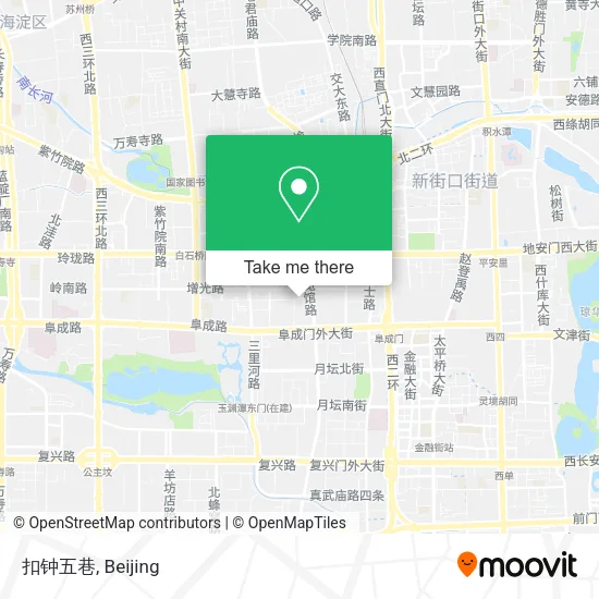 扣钟五巷 map