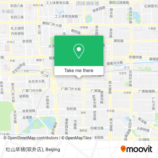 红山草猪(双井店) map