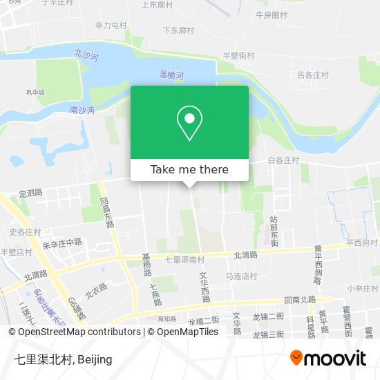 七里渠北村 map