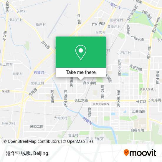港华羽绒服 map