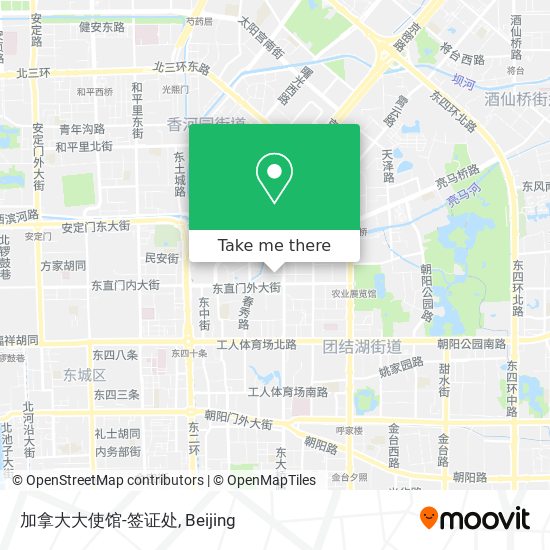 加拿大大使馆-签证处 map